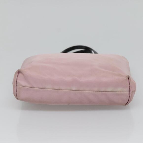 PRADA Hand Bag Nylon Pink Silver - Picture 9 of 12